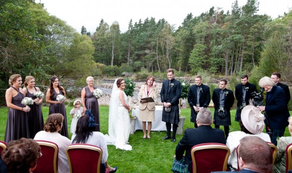 Sam and Ross - An Outdoor Speyside Wedding Ceremony